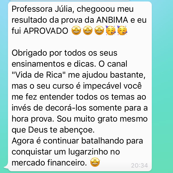 Depoimento de Aluno CPA 20